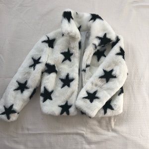 Top shop Fuzzy Star Jacket!!